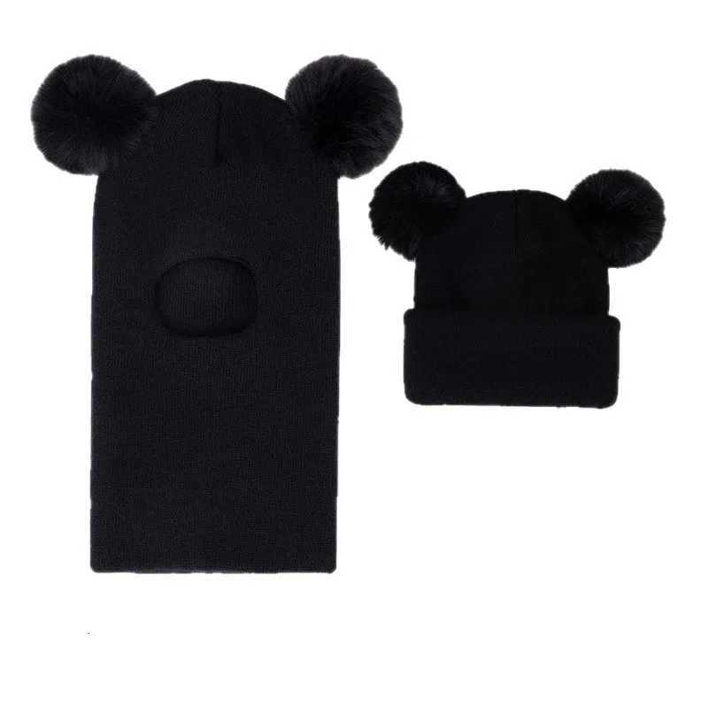 Kids Winter Hat Scarf Combo Lined Knit Ear Flap Hat with Neck Warmer Warm Unisex PullOn Balaclava for Baby Toddler Boy GirlL251024