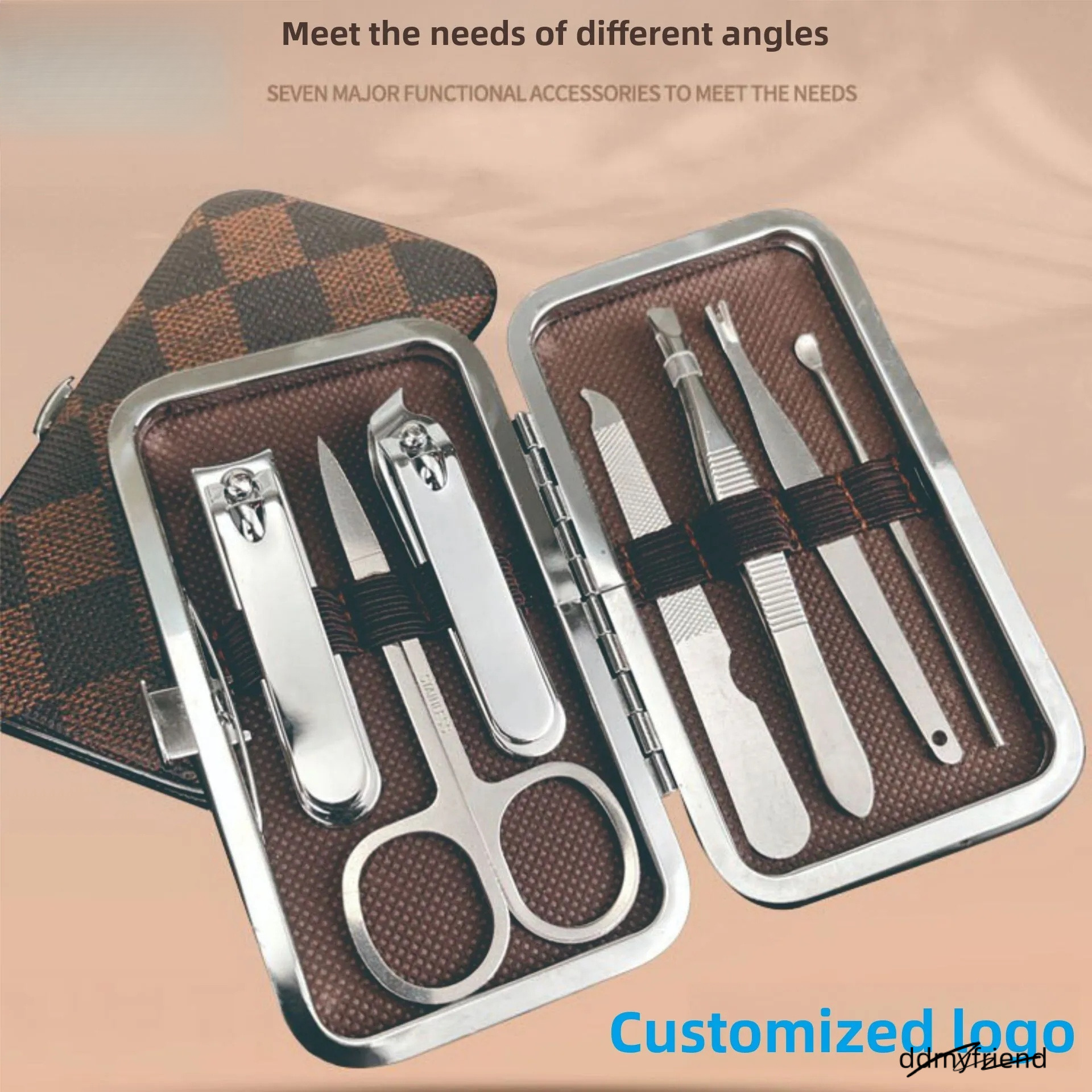 Complete Manicure Set: Round Tail Contouring Clippers, Nail Cutter, And Beauty Tool Kit Ddmyfriend