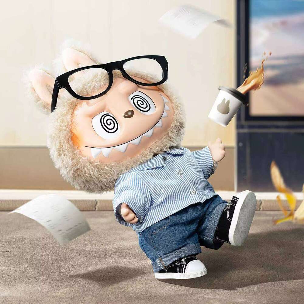 LABUBU 40Cm Flip With Me Vinyl Plush Doll Cute Collectible Figure Toys For Teens Big Kids Toy Fans