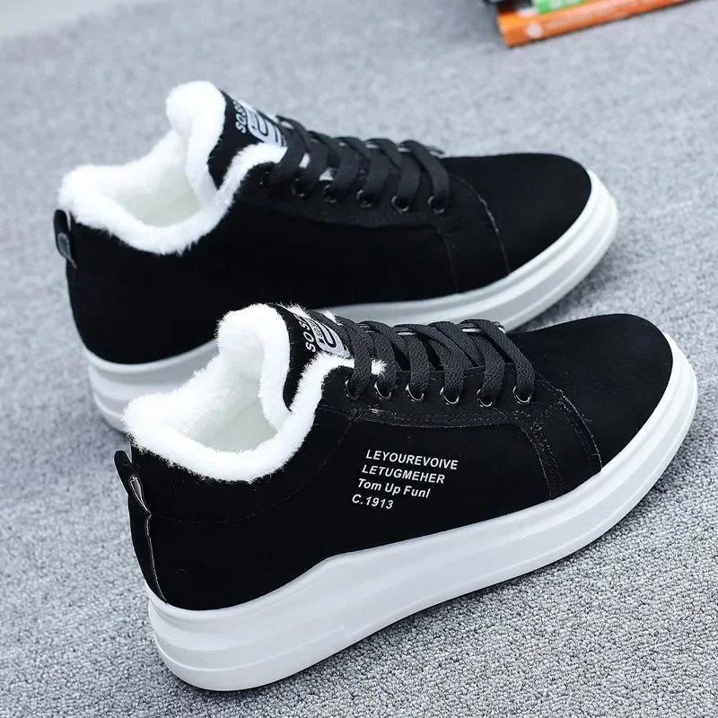 Snow Boots Winter Outdoor Women Shoes Warm Fur Plush Lady Casual Shoes Lace Up Fashion Sneakers Platform Snow Boots251020