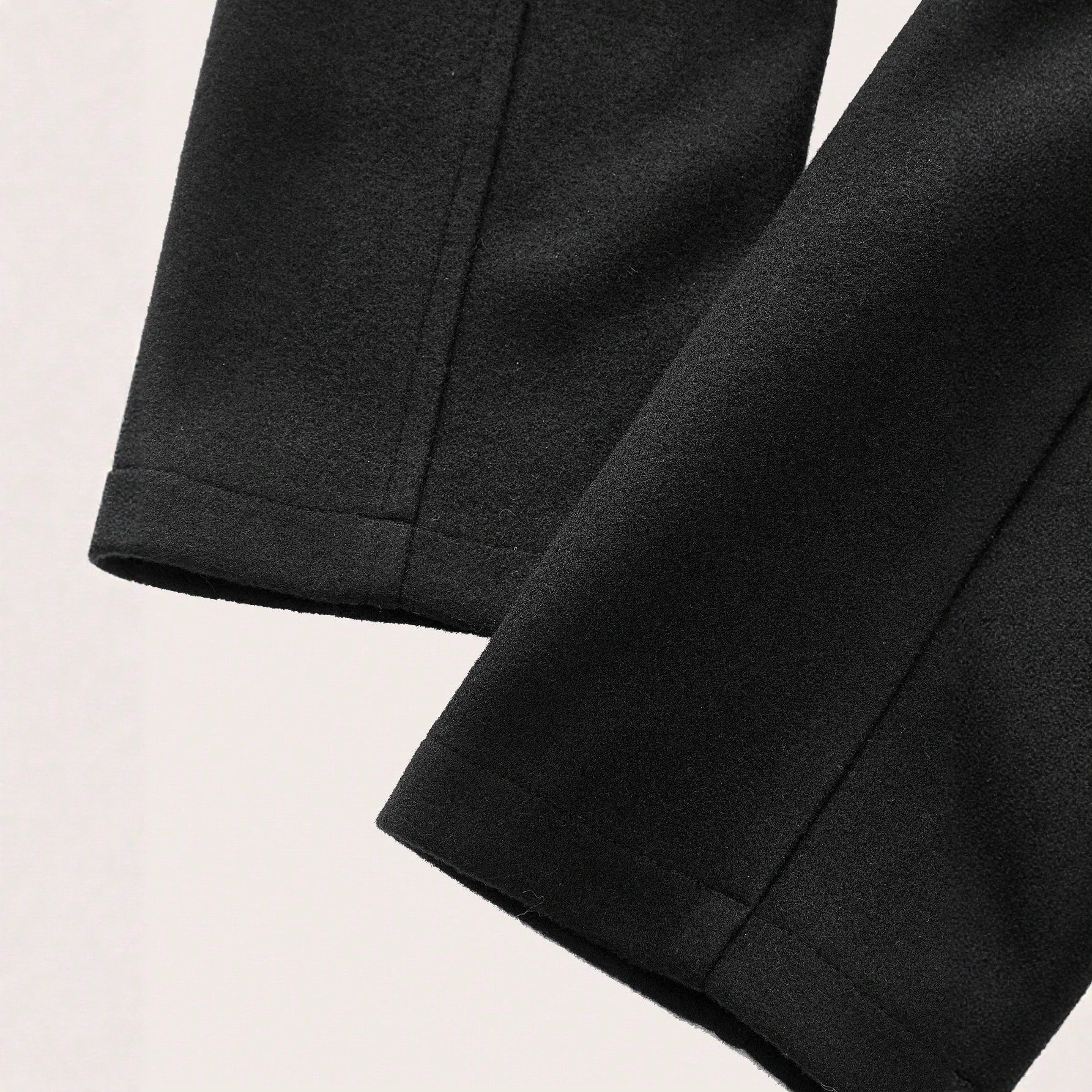 New European and American designer style double breasted women's long coat, autumn and winter wool coat