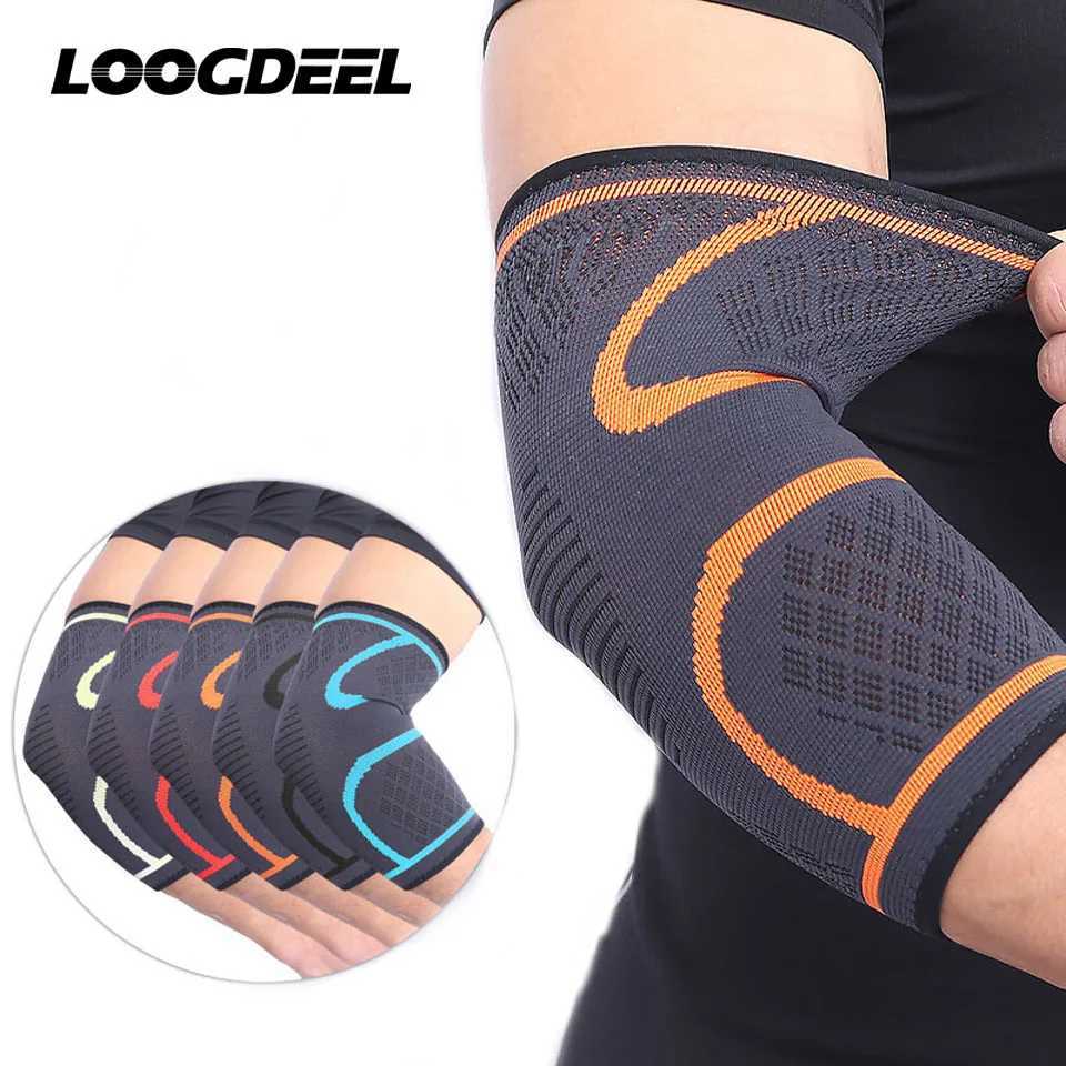 AOLIKES 1PCS Elbow Support Elastic Gym Sport Elbow Protective Pad Absorb Sweat Sport Basketball Arm Sleeve Elbow BraceW251024