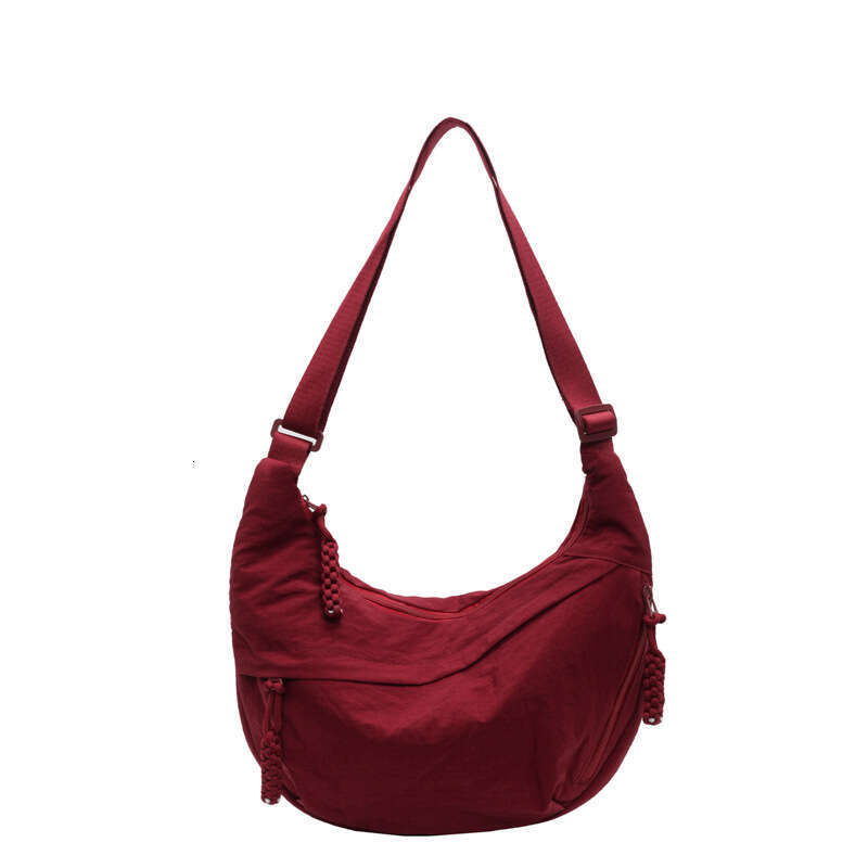 Dumpling Bag for Women, Crossbody Large Capacity, Korean and Japanese Style, Commuter 2024 New Model, Shoulder Bag, Casual Versatile Backpack
