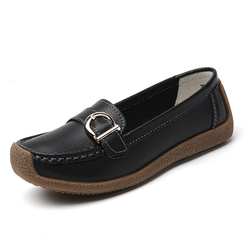 2024 New Loafers Casual Flat Sole Soft Surface Mom Comfortable Large Size Moccasins Women's Shoes ddmythur