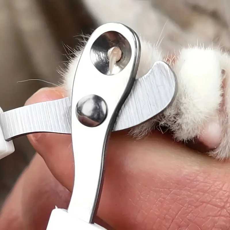 2pc Pet Nail Grinder Nail Clipper Scissors For Puppy And Cat Paws Grooming Grinding Tool Pet Cat Nail Claw Trimming Animal Z20251024