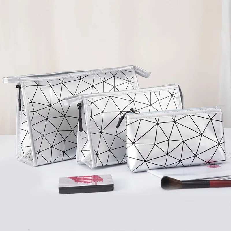 Korean Portable PU Cosmeticos Storage Organizer Large Cosmetic Bag Travel Toiletry Makeup Bags Ladies Waterproof Womens HandbagT251024