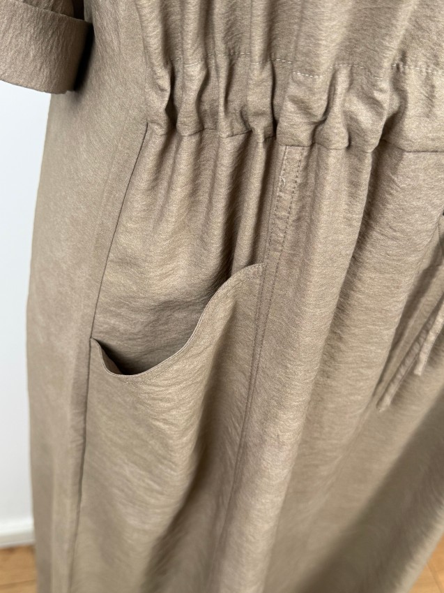 Simple, Sophisticated, and Elegant Light Luxury Silk Machine-Washable Workwear Dress JYL51014