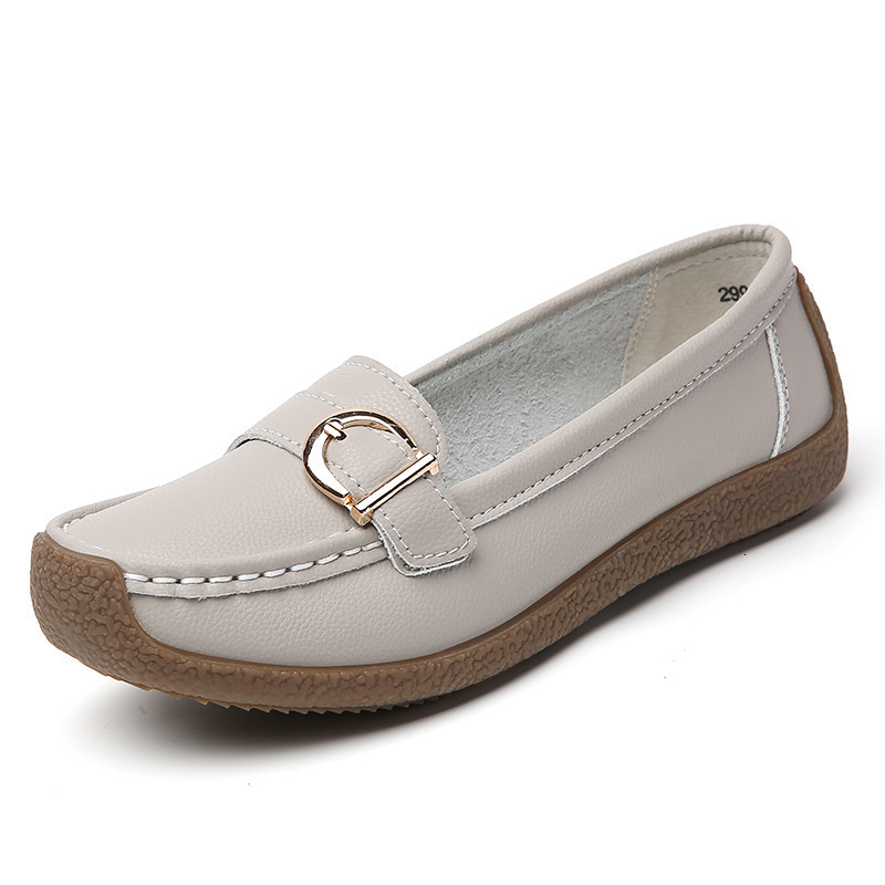 2024 New Loafers Casual Flat Sole Soft Surface Mom Comfortable Large Size Moccasins Women's Shoes ddmythur