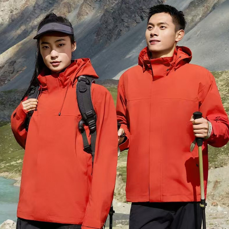 SD51 Single-Layer Storm Jacket Unisex Slim-Fit Outdoor Windproof & Waterproof Jacket Professional Protection with YKK Zipper and Detachable Hood