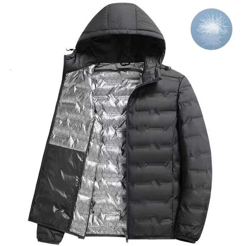 Men Winter White Duck Down Jacket Warm Thick Windproof Waterproof Puffer Jacket Hooded High Quality Ultralight Down Jacket Male Z251024
