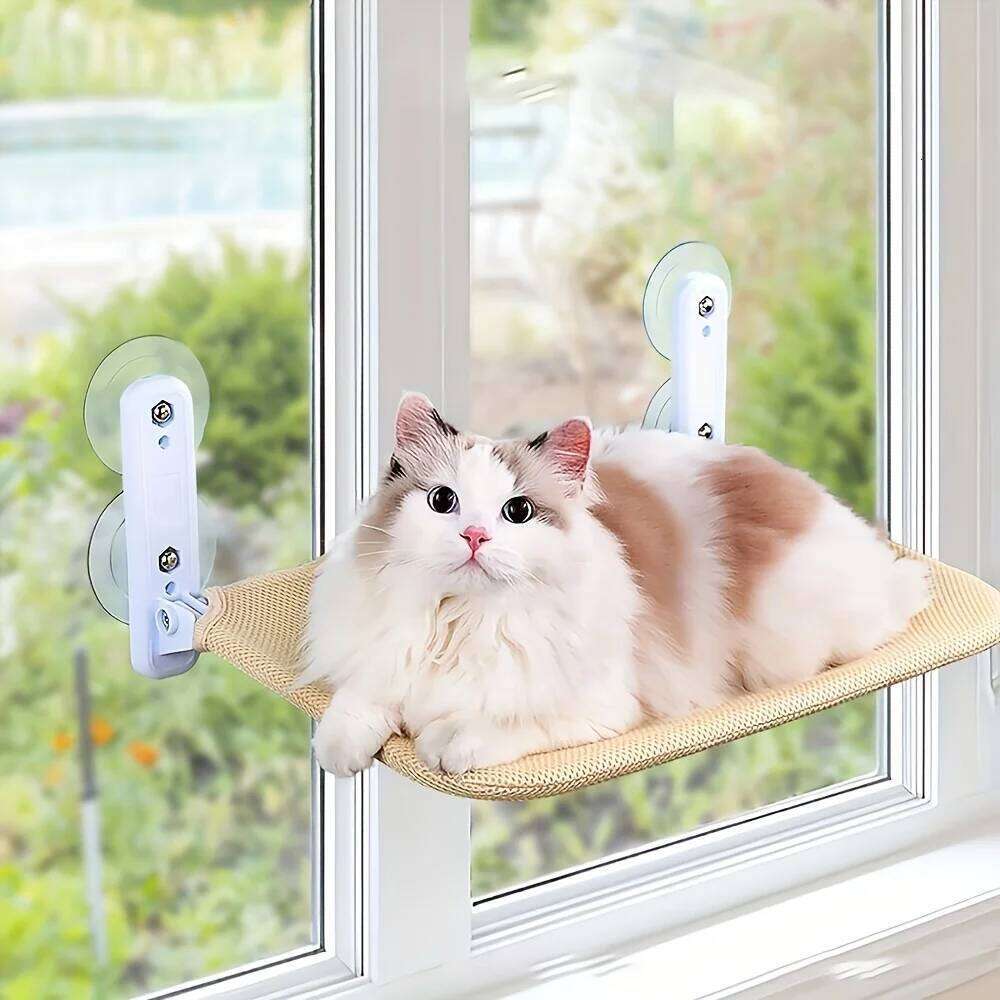 designer brand Cat nest super suction cup swing sun can be removed and washed mattress windowsill glass hanging bed pet supplies