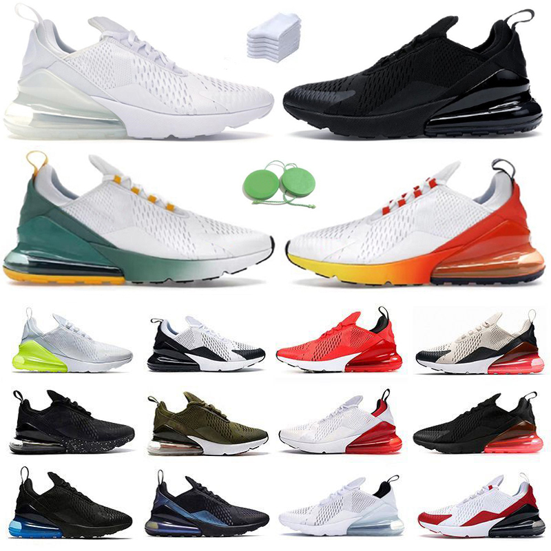 270 Running Shoes Men Women 270s 27c Sneaker Canvas Core Triple Black White University Blue Red Anthracite Barely Rose Bone Olive Navy Man Traine