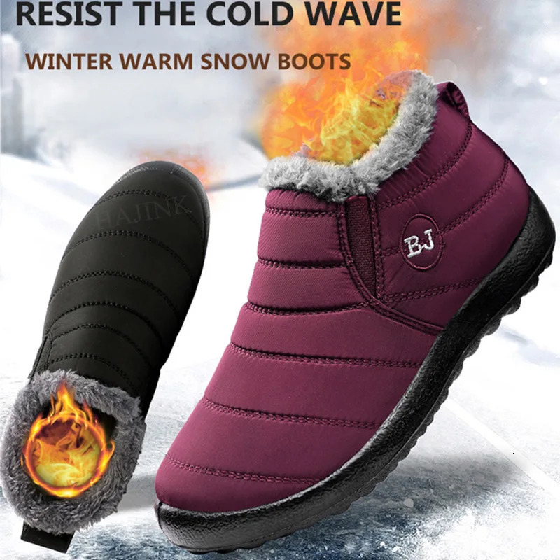 Men Boots Winter Shoes For Men Waterproof Snow Boots Winter Botas Hombre Warm Fur Ankle Boots Mens Botines251020