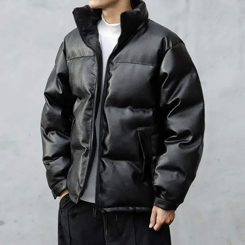 Thick Solid Color Mens Coats Winter Trend Male Jackets Warm Novelty In Clothes Offer On Fast Delvery Work Y2k Sale 251020