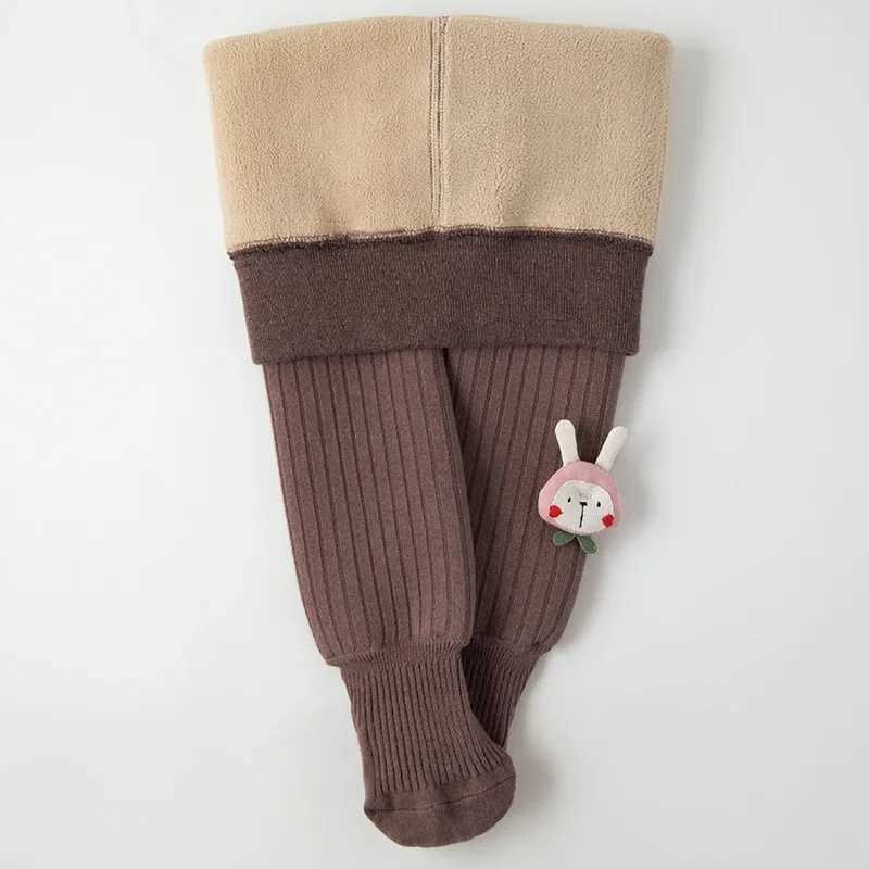 Kids Christmas Pantyhose Winter Fleece Thick Warm Baby Princess Leggings Cozy Soft New Year Costume Girls Thermal Tights 4 6 8 YT251024