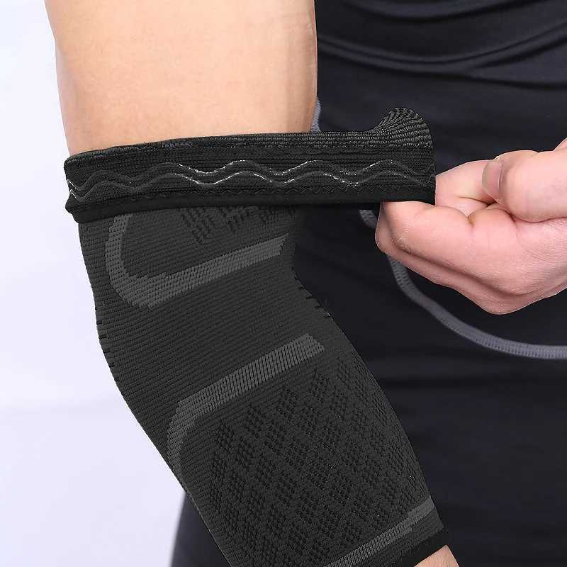 AOLIKES 1PCS Elbow Support Elastic Gym Sport Elbow Protective Pad Absorb Sweat Sport Basketball Arm Sleeve Elbow BraceW251024