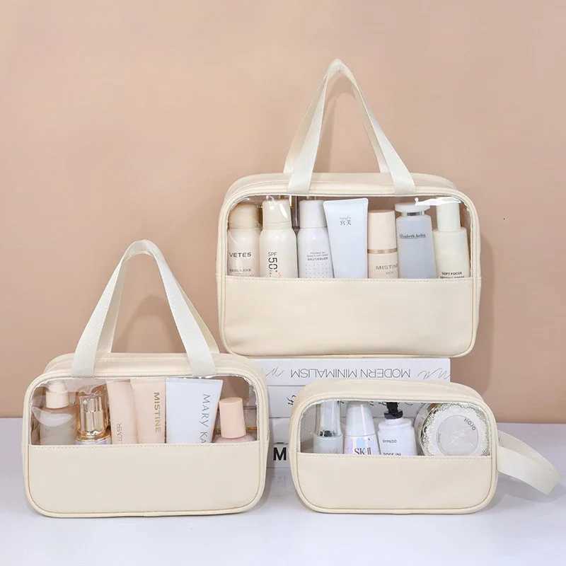 Portable Travel cosmetic bag Women Transparent Makeup Bag LargeCapacity Bath Wash Bags Multifunction Waterproof Storage CaseT251024
