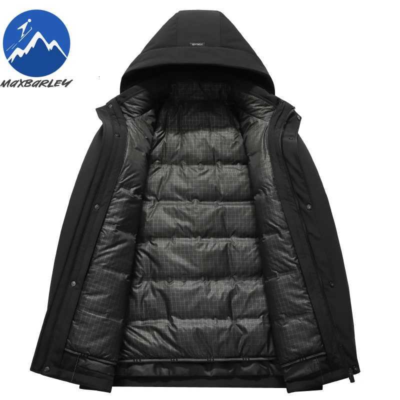 Maxbarley Men Down Jacket New Detachable Inner Layer Outdoor Working Lightweight Padded Jacket Casual Business Warm Winter Coat Z251024