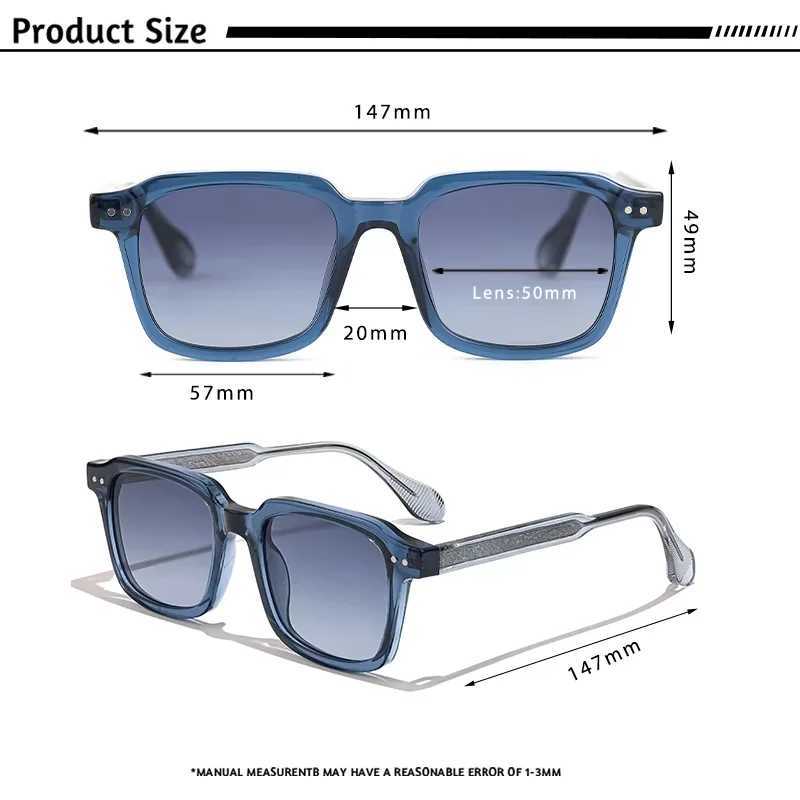 HBK New Fashion Retro Sunglasses man Large Square Frame Sun Glasses Sun Glasses Women outdoor travel party Shopping EyewearT251024