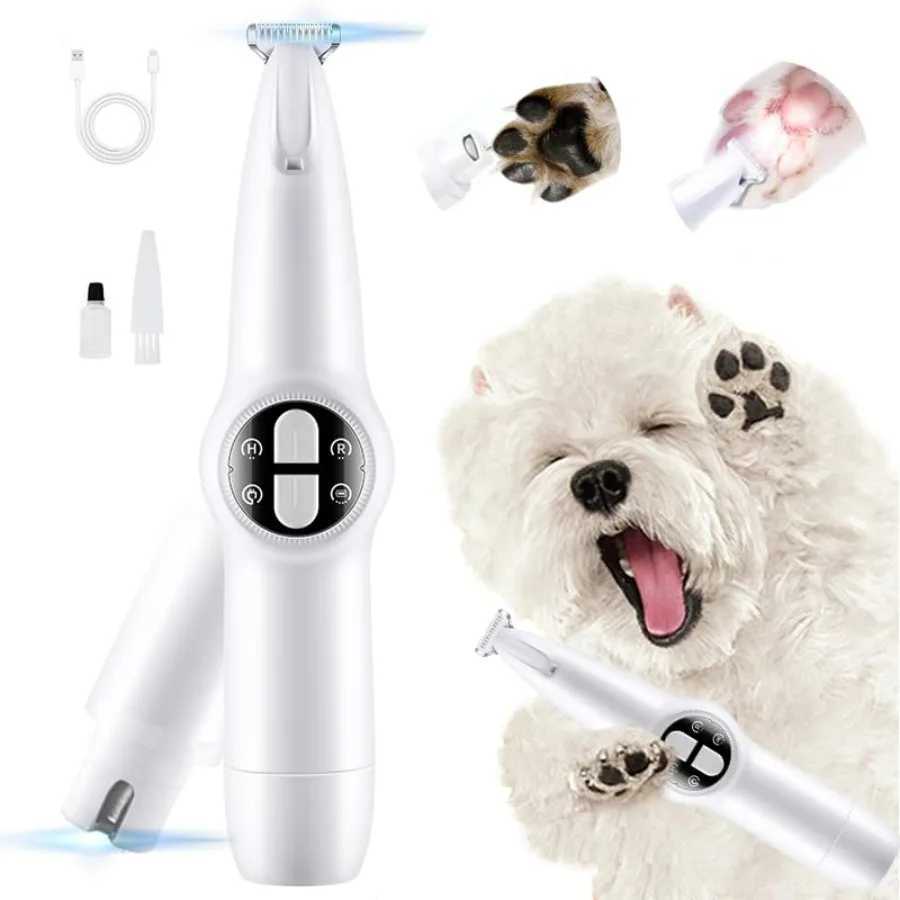 Cordless Electric Dog Paw Trimmer with Nail Grinder for Precise Grooming Low Noise Pet Grooming Kit Ideal for Trimming Nails H Z20251024