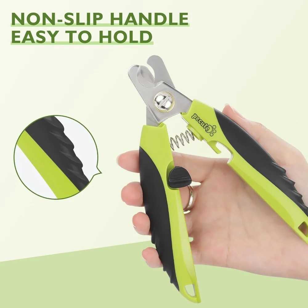 Dog Nail Clipper Dog Nail Trimmers with Safety Guard Lock Dog Nail File Sharp Stainless Steel Z20251024