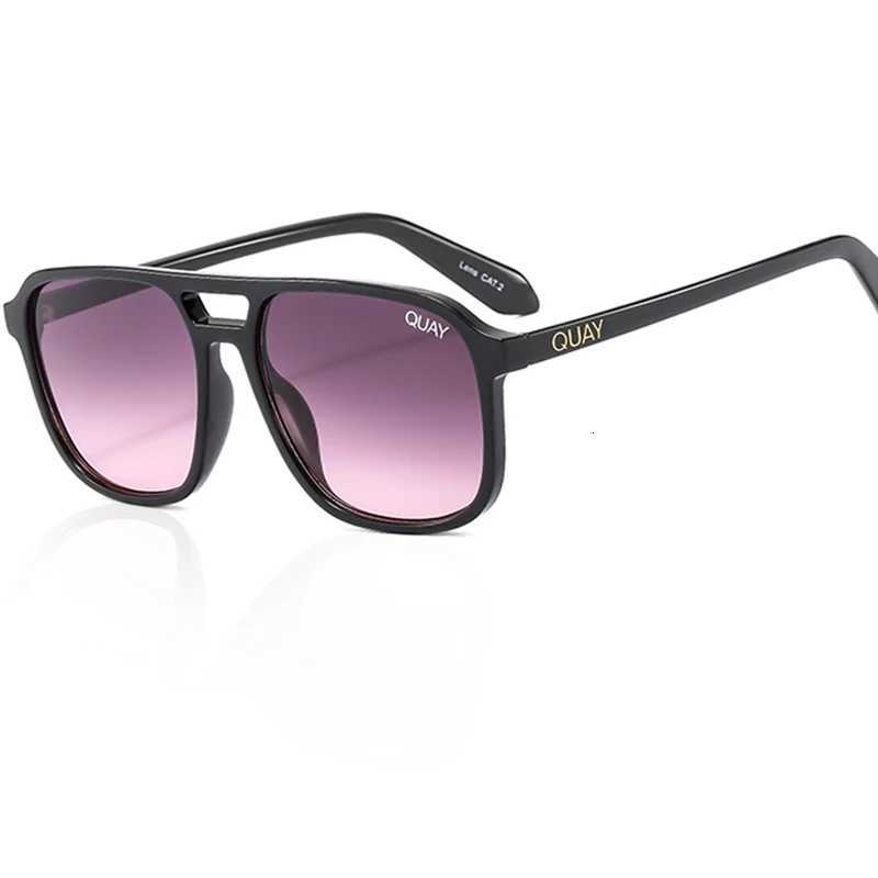 Oversized Mirror Women Sun Glasses for WomenMen Quay On the Fly Sunglasses Shades Gafas UV400 Fashion Sunglasses WomenT251024