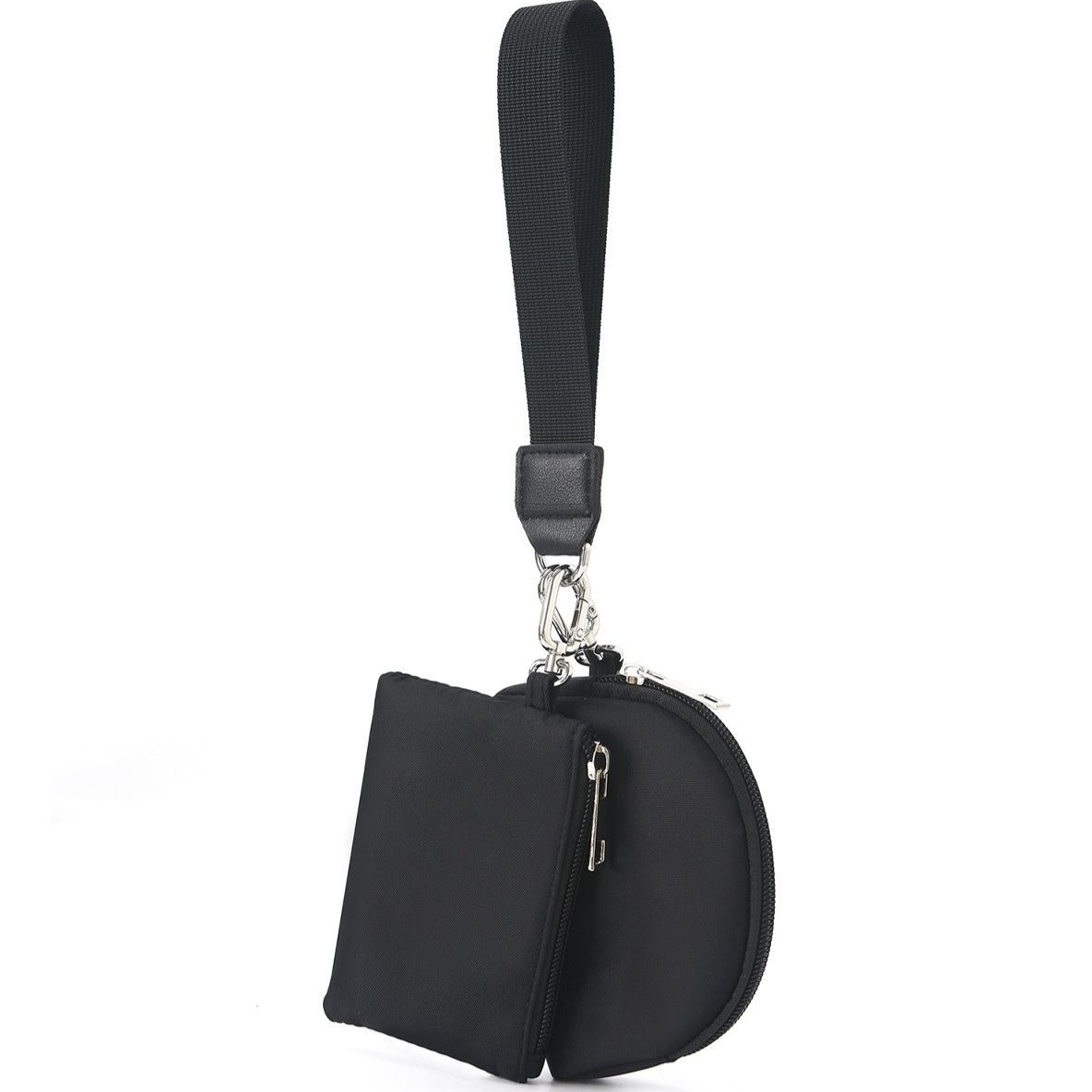 Yoga Bags 20 Colours Bag Dual Pouch Mini Zip Around Wristlet Portable Keychain Wallet Coin Purse Pocket