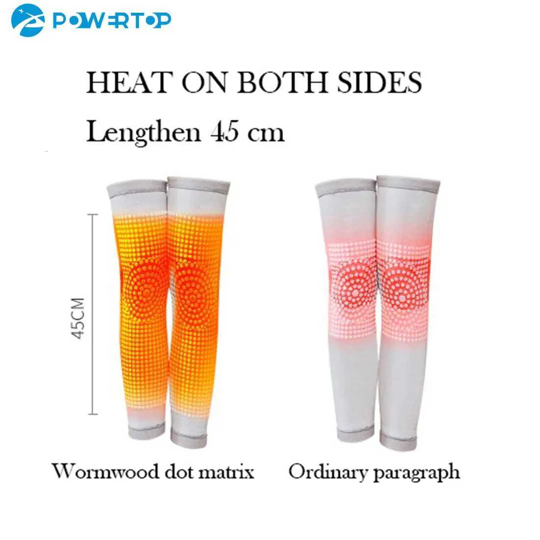 2pcs Self Heating Support Knee Pads Tourmaline Knee Brace Warm for Arthritis Joint Pain Relief Injury Recovery Knee MassagerW251024