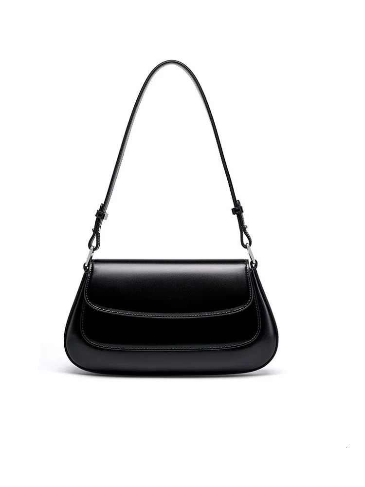 Fashion Women Crossbody Bag Genuine Leather Daily Shoulder Bag Ladies High Quality Underarm Saddle Bag for street shopping 251023