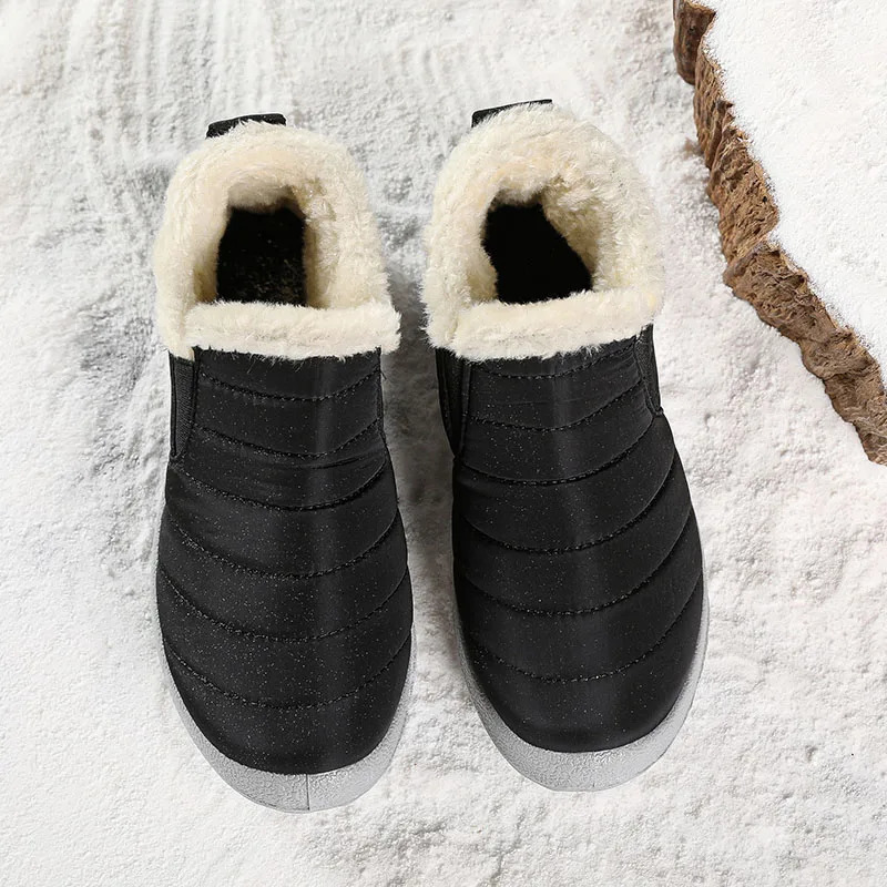 Men Boots Snow Outdoor Mens Shoes Plus Size Mens Winter Boots Plush Shoes Men Waterproof Mens Boots Male Footwear Work Shoes251020