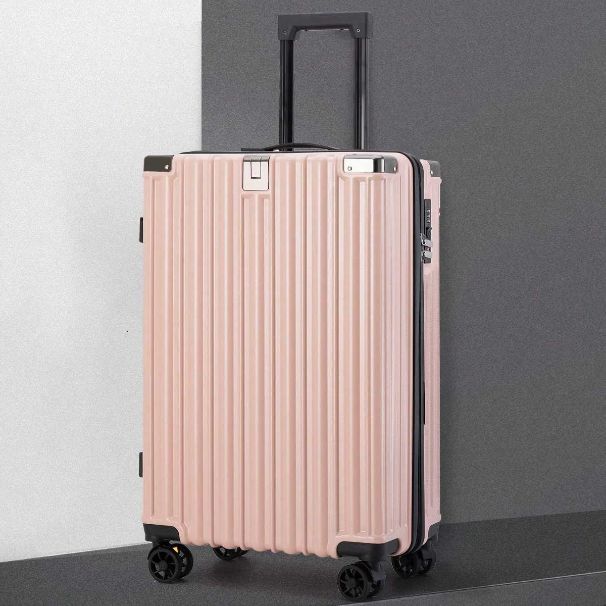 Large Capacity Multifunctional New Suitcase Student Strong and Durable Password Box 28 Trolley Case Universal WheelsW251024
