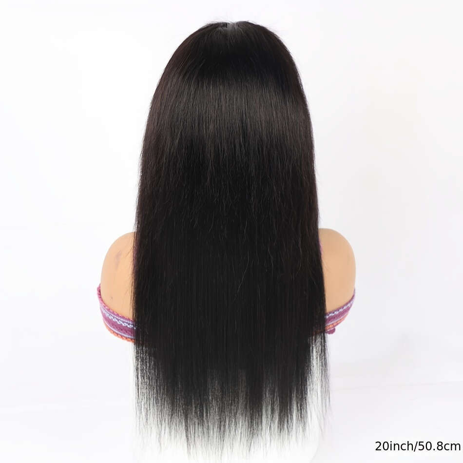 20nch-38inch Bone Straight HD 13x6 Glueless Wigs Human Hair Frontal PrePlucked for Women 200%Density, Lace Front Ready to Wear Hiensity Wig, Handtied 