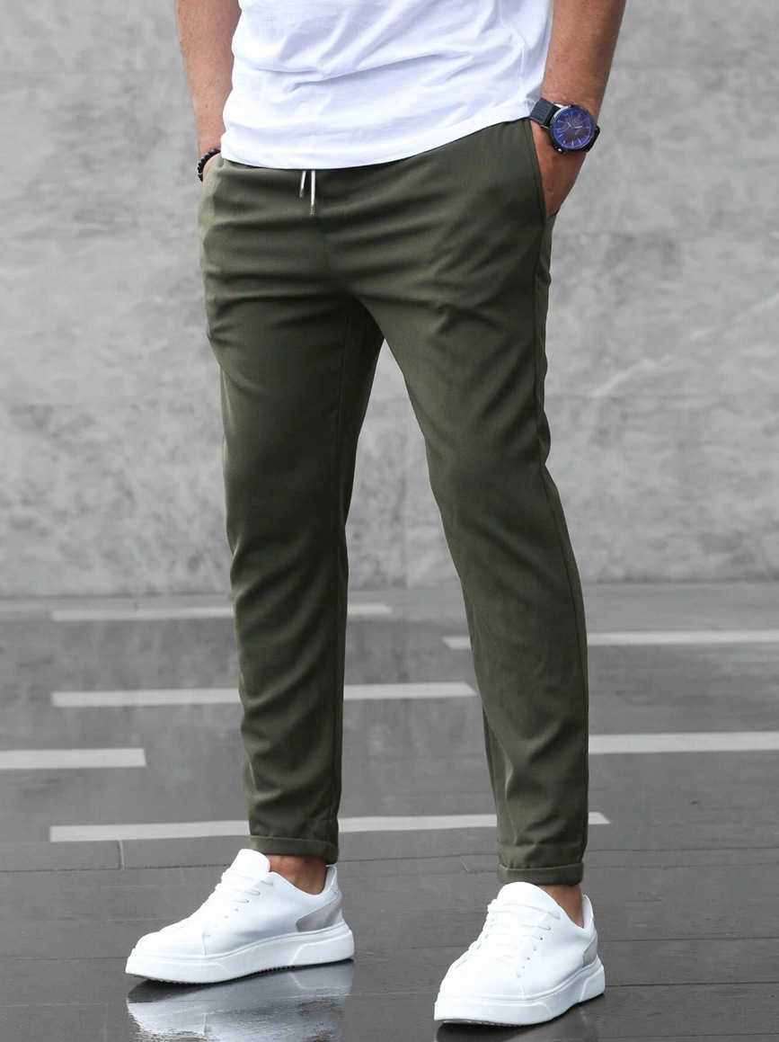 European and American casual microstriped nine-pocket pants for men, suitable for autumn and winter, versatile for business wear, men formal clothing, menpants Z201024