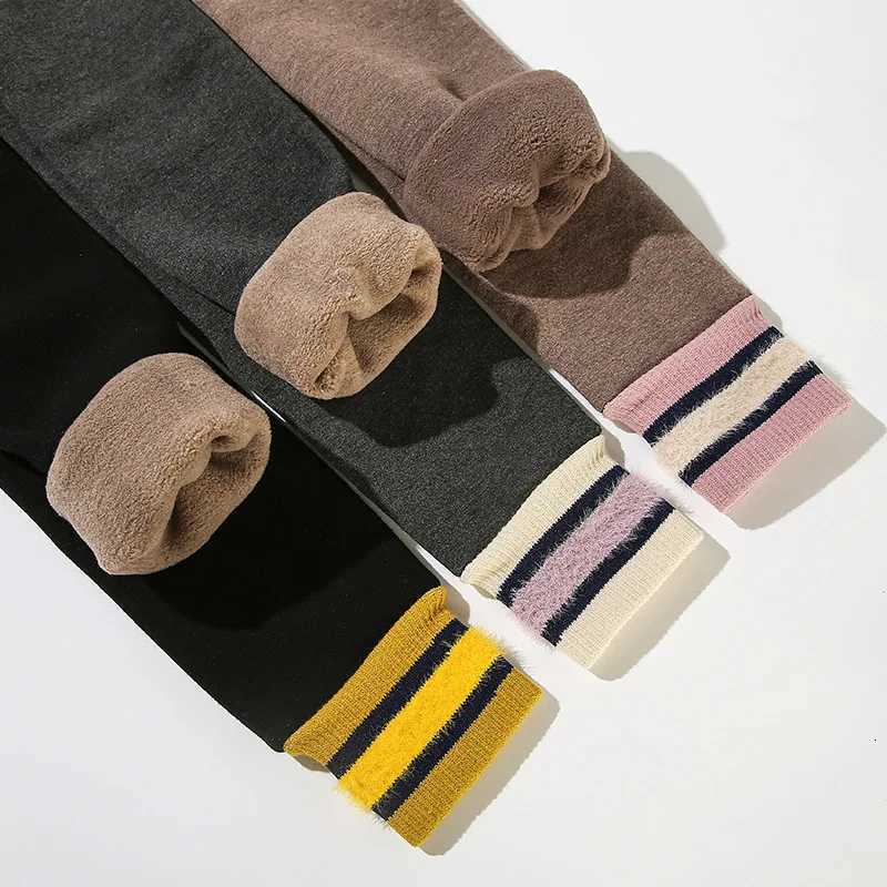 Children Leggings Winter 2023 Pants for Kids Plus Velvet Girls Trousers Skinny Leggins for Baby Teenager Bottom ClothingT251024