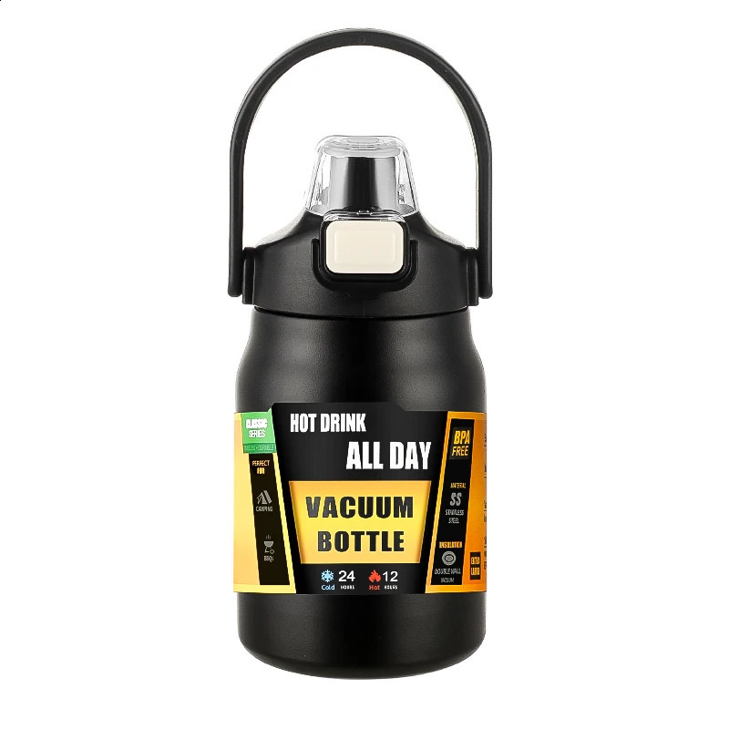 SUS304 Stainless Steel Thermos Portable Tumbler Vacuum Flasks Cold and Sports Water Bottle 251023 W260226