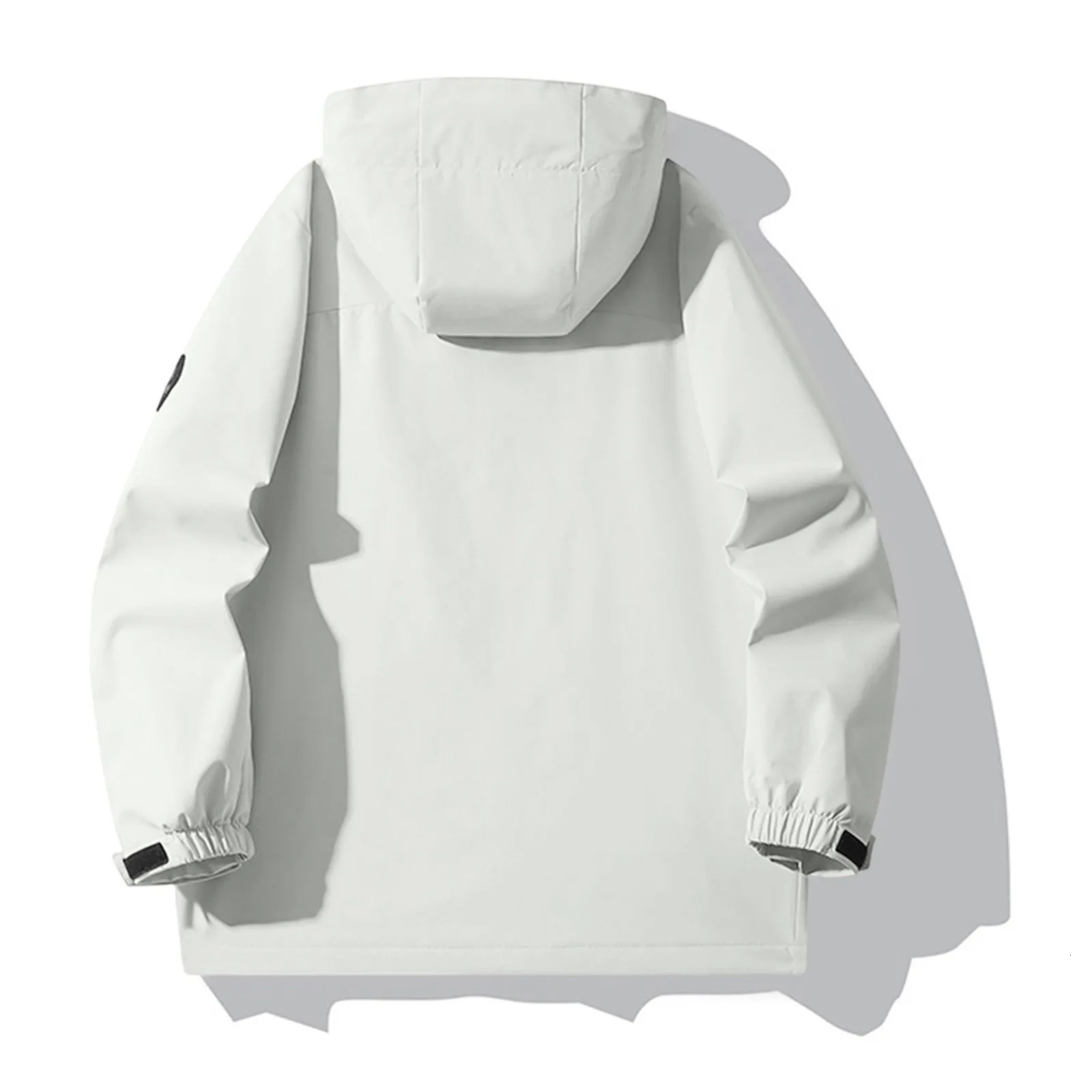 Autumn Womens Lightweight Hiking Jackets Solid Color Loose Hooded Windbreaker Outdoor Windproof Waterproof Rain Jackets Coat 251022