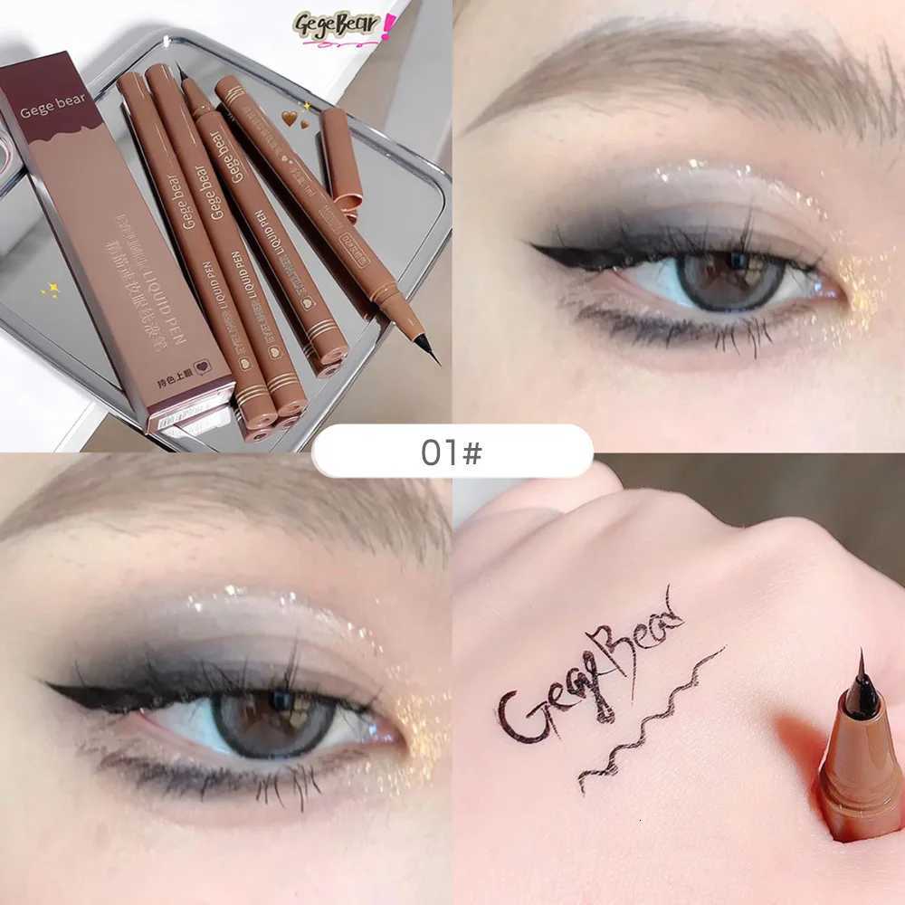 GEGE BEAR Precision Tip Fast Driving Quick Draw Liquid Eyeliner Pen Daily Use Waterproof Smudge Proof Long Last Eyeliner PencilL251024
