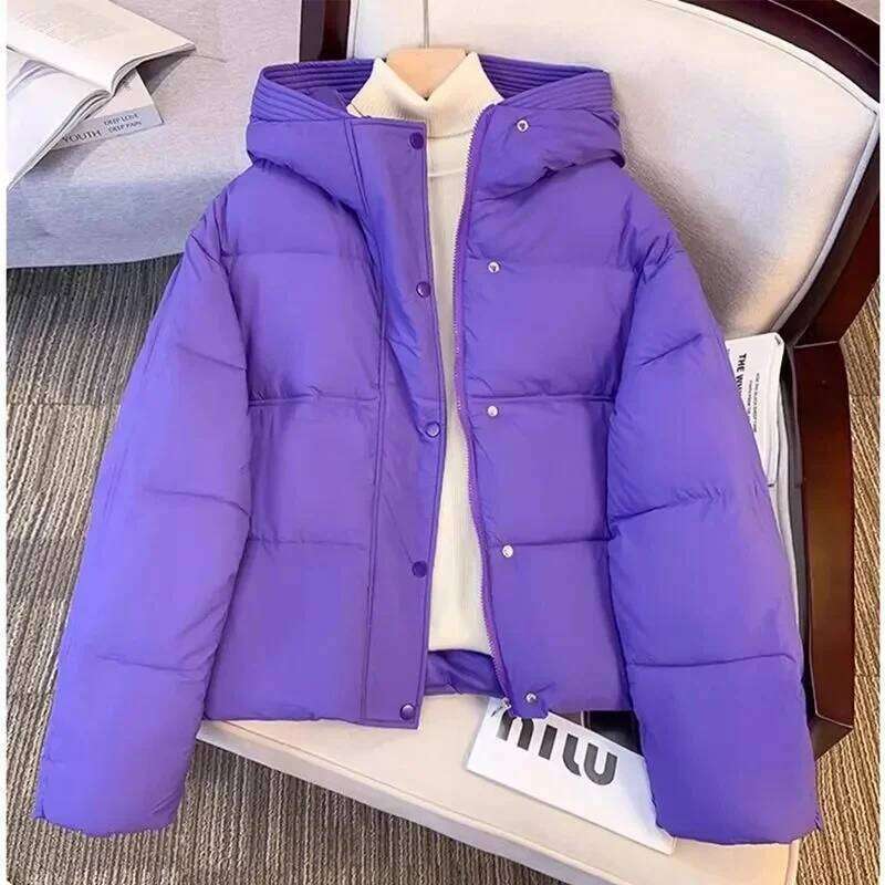 2025 New Women Jacket Winter Parka Down Cotton Jacketsloose Thick Warm Hooded Parkas Casual Long Coat Waterproof Outwear Womens Coat
