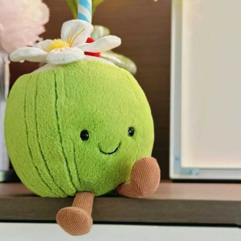 15cm Coconut Jelly and Lemonade Plush Doll Birthday Gift Toy Cute Soothing Companion Plush Doll Soothing Toy Festival Gift Z251024