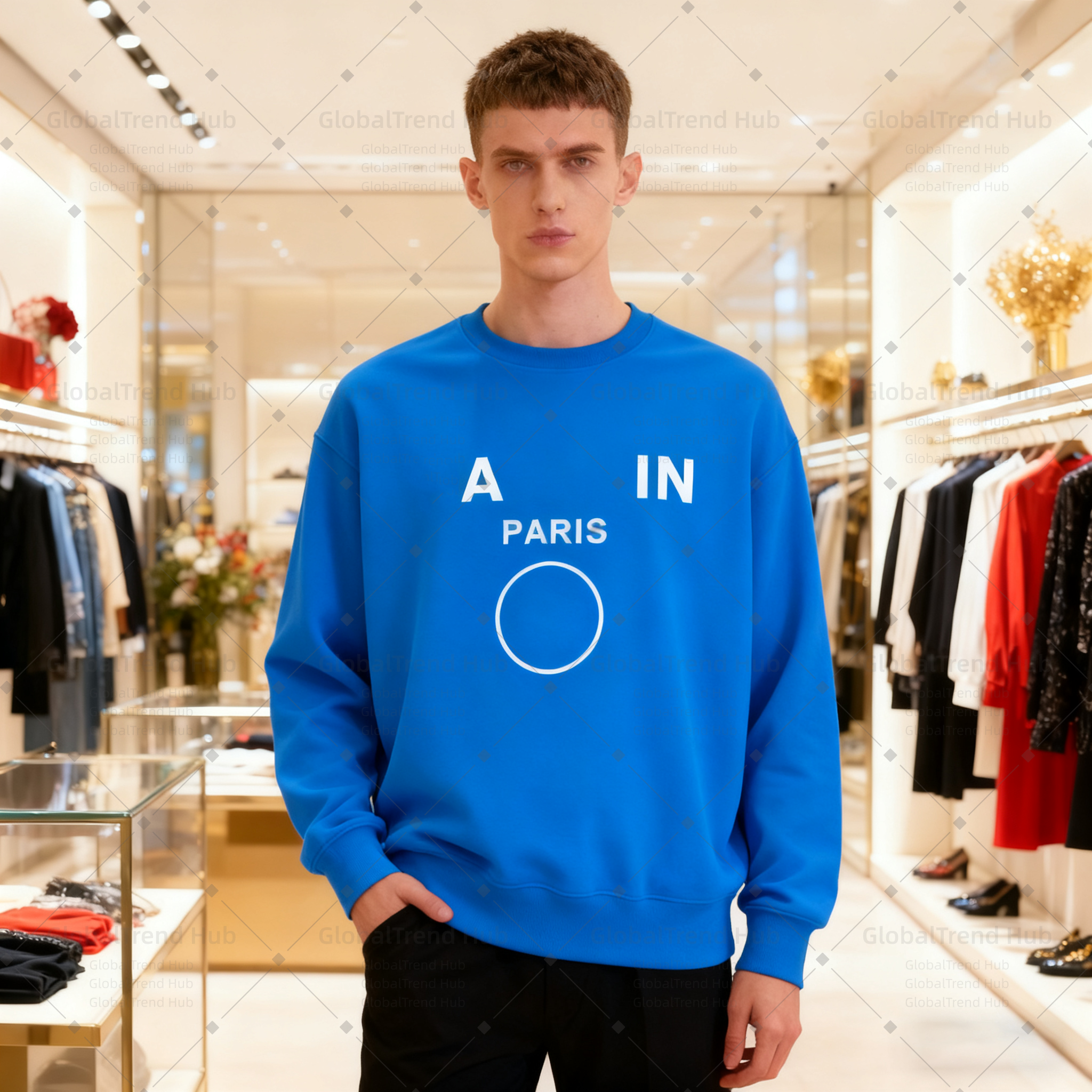 designer brand and women's fashion casual printed letter men's long-sleeved warm cotton sweater hip-hop clothing Sweatshirt spider hoodie