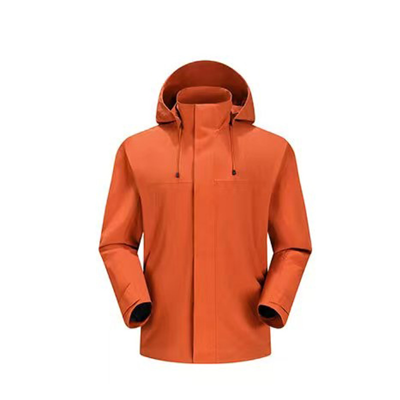 SD51 Single-Layer Storm Jacket Unisex Slim-Fit Outdoor Windproof & Waterproof Jacket Professional Protection with YKK Zipper and Detachable Hood