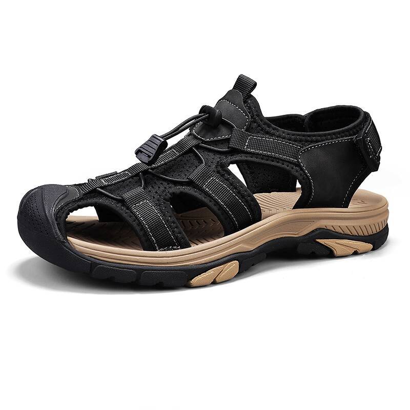 Paul Camel Sandals for Men Summer Breathable Water Shoes Non-Slip Closed-Toe Footwear Ideal for Outdoor Casual Sports & Beach Activities