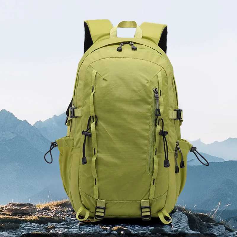 Durable travel backpack outdoor waterproof hiking bag breathable lightweight backpack for twoshoulder carrying J251024