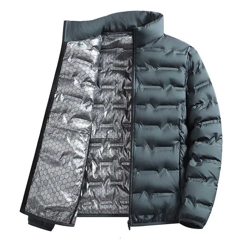 Winter Casual Warm Men Hiking Down Jacket Outdoor Windproof Outerwear Solid Color Thicken Male Down Coats Fashion Stand Collar Z251024