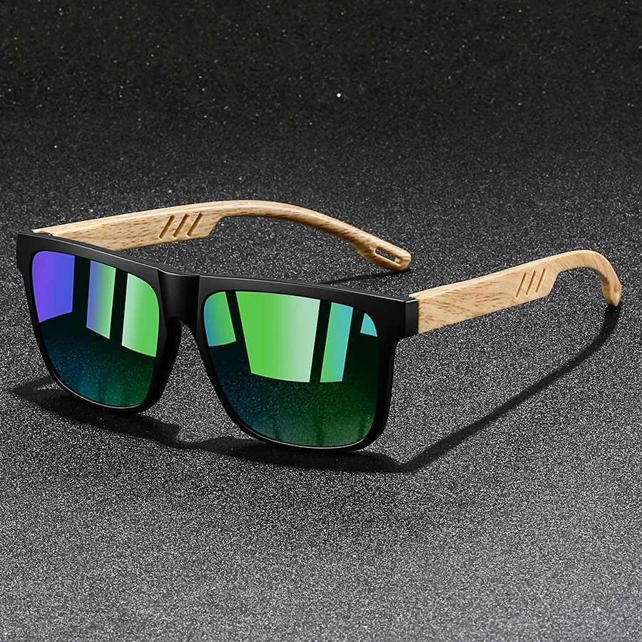 New Fashion Vintage Square Frame Sunglasses Men Women Fishing Driving Luxury Brand Designer Sun Glasses UV400 EyewearT251024