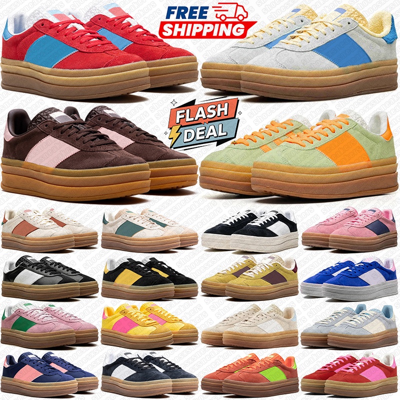 Free Shipping Designer Sneakers Bold chaussure for Mens Trainers Core Black Pink Glow Almost Blue Yellow womens trainers scarpe Plate-forme casual luxury cheaper