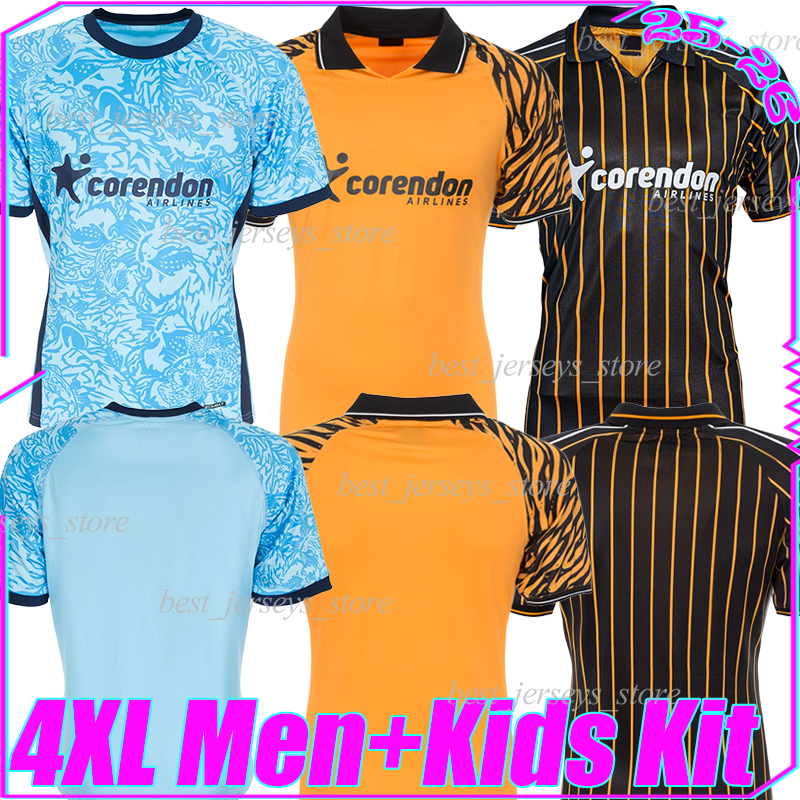 4XL 25/26 HullS city 3rd Soccer Jerseys McBURNIE CROOKS GELHARDT NDALA KAMARA LUNDSTRAM MATAZO PALMER SLATER PUERTA VAUGHAN EGAN football shirts