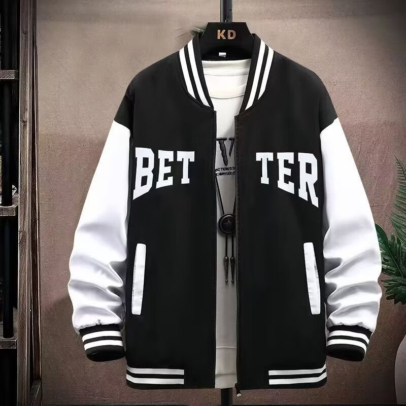 American Style Trendy Baseball Jacket For Men, Loose Fit, Cool And Stylish, High Street Designer Hoodie Jacket Tracksuit Men Polo Veste Coat Casual Ja