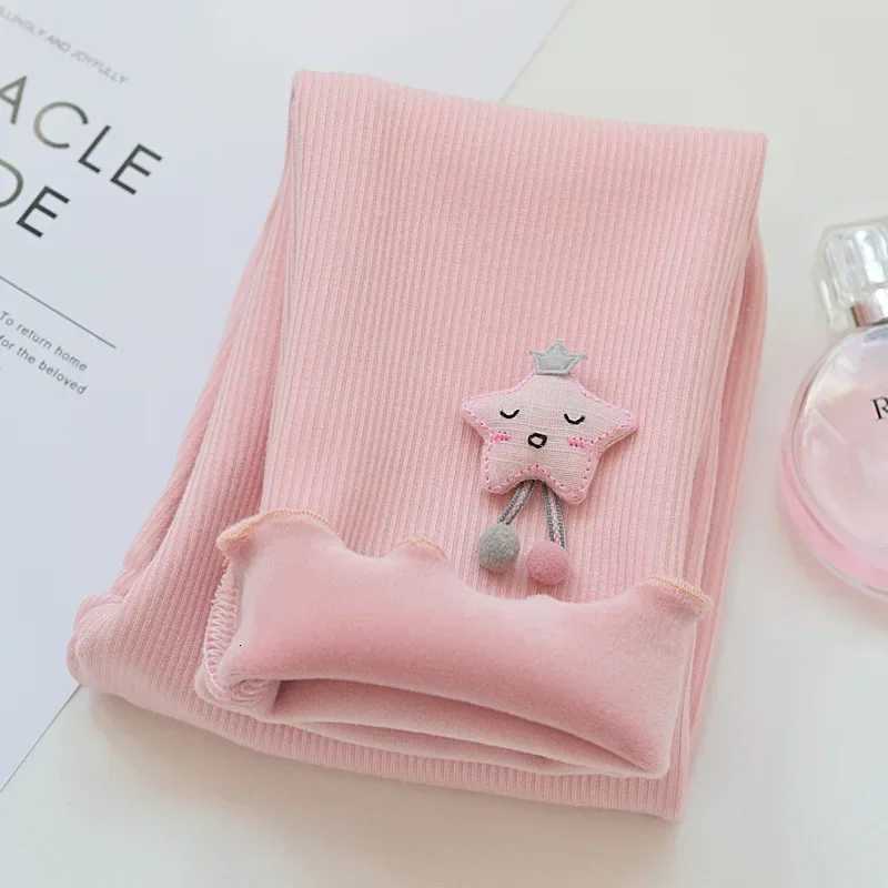 Kids Star Print Leggings Fleece Thick Pants for Girls Childrens Warm Winter Trousers Kids Leggings for Girls PantT251024
