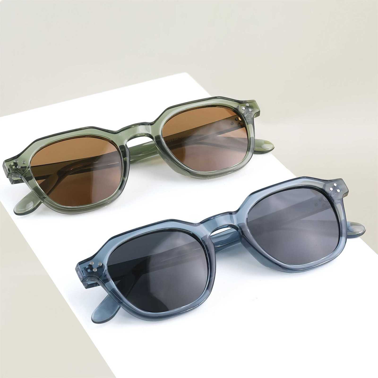 CATERSIDE Retro Polarized Men Sunglasses Acetate Temple TR90 Frame Sun Glasses Women High Quality Sport Driving Travel EyewearT251024